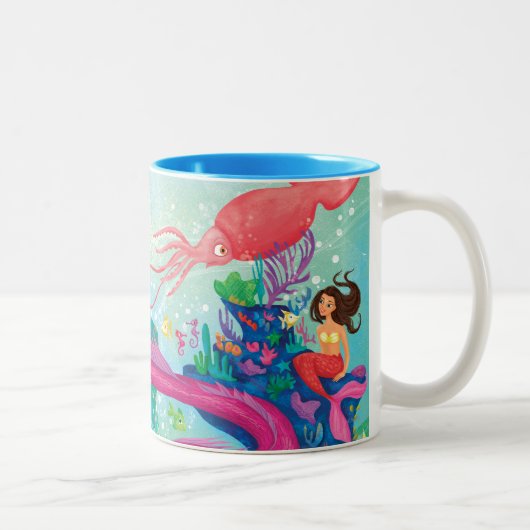 Tasse 2 Couleurs Les trésors océaniques cachés (Droit)