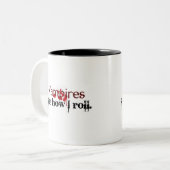 Tasse 2 Couleurs Les vampires sont comment je roule (Devant gauche)