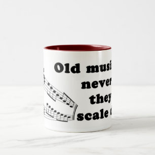 Tasse 2 Couleurs Les vieux musiciens ne meurent jamais