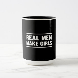Tasse 2 Couleurs Les vrais hommes font des filles