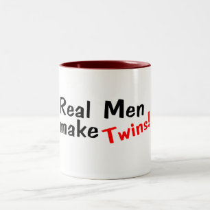 Tasse 2 Couleurs Les vrais hommes font des jumeaux