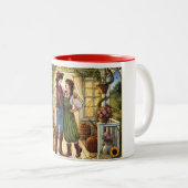 Tasse 2 Couleurs Lesbienne 10 de Pentacles (Devant droit)