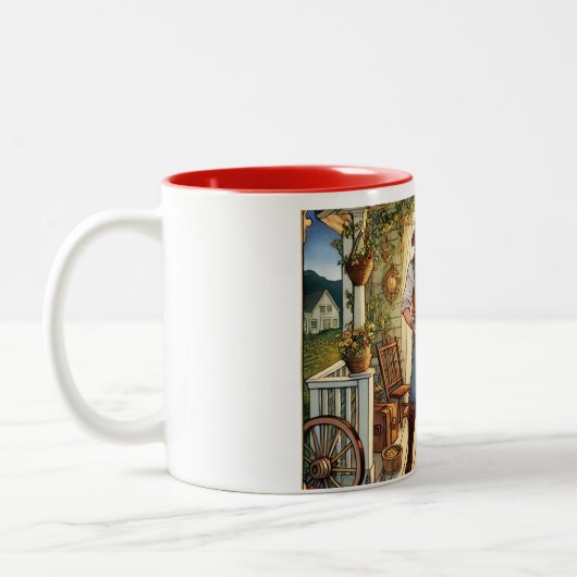 Tasse 2 Couleurs Lesbienne 10 de Pentacles (Gauche)