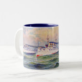 Tasse 2 Couleurs "L'escadron blanc" United States Navy, 1893 (Devant gauche)