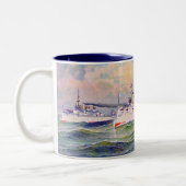 Tasse 2 Couleurs "L'escadron blanc" United States Navy, 1893 (Gauche)