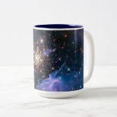 Tasse 2 Couleurs L'espace étoilé d'astronomie de supernova de ciel (Devant droit)