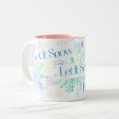 Tasse 2 Couleurs Let It Snow! (Devant gauche)