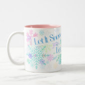 Tasse 2 Couleurs Let It Snow! (Gauche)