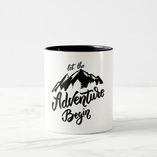 Tasse 2 Couleurs let the adventure begin (Centre)