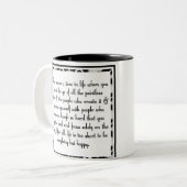 Tasse 2 Couleurs Let vont du drame (Devant gauche)