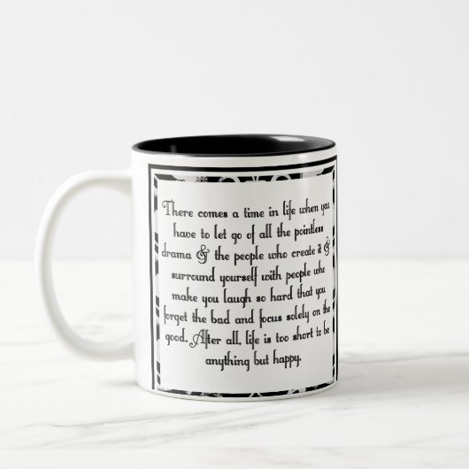 Tasse 2 Couleurs Let vont du drame (Gauche)