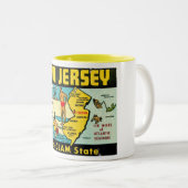 Tasse 2 Couleurs L'état de palourde, New Jersey, cru (Devant droit)