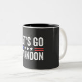 Tasse 2 Couleurs Let's Go Brandon (Devant droit)