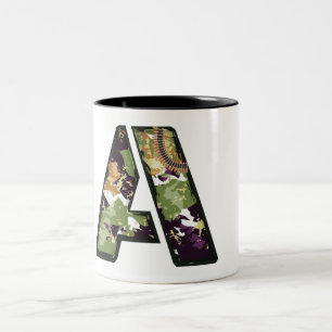 Tasse 2 Couleurs Lettre De Style Militaire