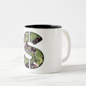 Tasse 2 Couleurs Lettre De Style Militaire S (Devant droit)