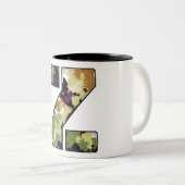 Tasse 2 Couleurs Lettre De Style Militaire Z (Devant droit)