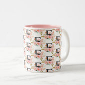 Tasse 2 Couleurs Lettre F (Devant droit)