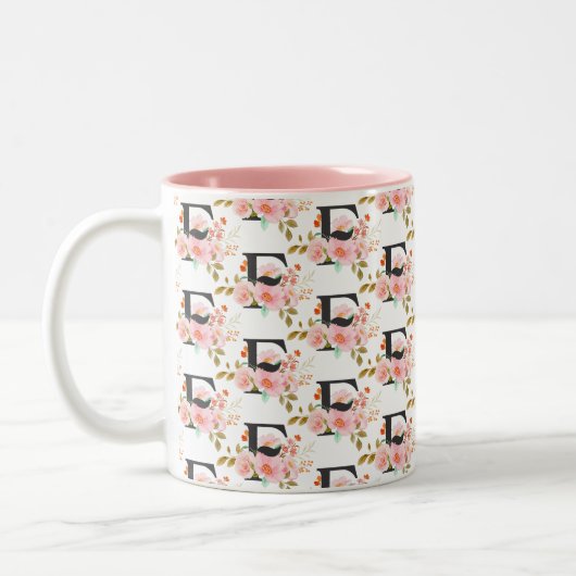 Tasse 2 Couleurs Lettre F (Gauche)