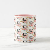 Tasse 2 Couleurs Lettre F (Centre)