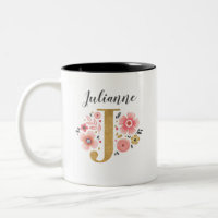 LETTRE INITIALE J MOYENNE MORALE ROSE