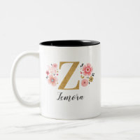 LETTRE INITIALE MOULAIRE ROSE Z