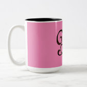 Tasse 2 Couleurs Lettre M (Gauche)