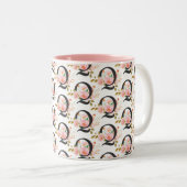 Tasse 2 Couleurs Lettre Q (Devant droit)