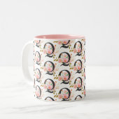 Tasse 2 Couleurs Lettre Q (Devant gauche)