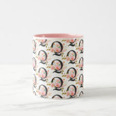 Tasse 2 Couleurs Lettre Q (Centre)