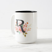 Tasse 2 Couleurs Lettre R (Devant gauche)