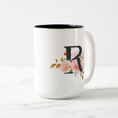 Tasse 2 Couleurs Lettre R (Devant droit)
