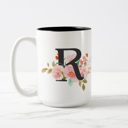 Tasse 2 Couleurs Lettre R (Gauche)