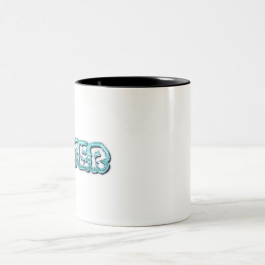 Tasse 2 Couleurs Lettres d'eau potable (Centre)