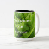 Tasse 2 Couleurs Lettuce Romaine Calme (Devant droit)
