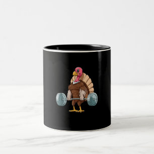 Tasse 2 Couleurs Levée de poids Turquie, l'action de grâces