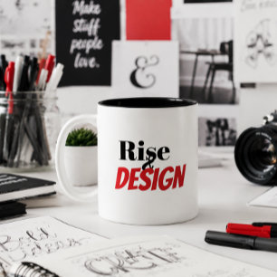 Tasse 2 Couleurs Lever & Créer