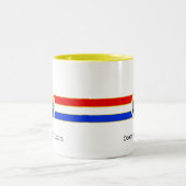 Tasse 2 Couleurs Lever de soleil océanique avec couleurs primaires (Centre)