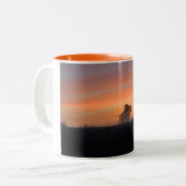 Tasse 2 Couleurs Lever du soleil (Devant gauche)