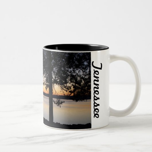 Tasse 2 Couleurs Lever du soleil dans le Tennessee (Droit)