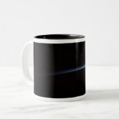 Tasse 2 Couleurs Lever du soleil vu dans l'espace (Devant gauche)