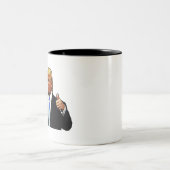 Tasse 2 Couleurs Levez les pouces - Donald Trump (Centre)