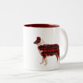 Tasse 2 Couleurs Levez-vous, Chasse les rats (Devant droit)