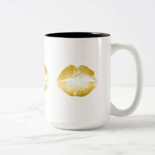 Tasse 2 Couleurs Lèvres d'or #2