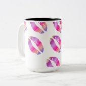 Tasse 2 Couleurs Lèvres élégantes #15 (Devant gauche)