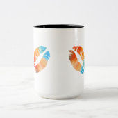 Tasse 2 Couleurs Lèvres élégantes #2 (Centre)
