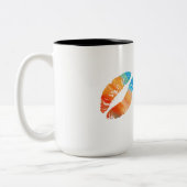 Tasse 2 Couleurs Lèvres élégantes #2 (Gauche)