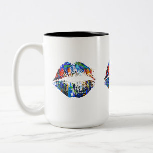 Tasse 2 Couleurs Lèvres élégantes #36