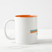 Tasse 2 Couleurs Lewes Delaware Sun Palm Trees (Gauche)