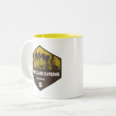 Tasse 2 Couleurs Lewis et Clark Caverns State Park Montana (Devant gauche)