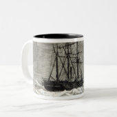 Tasse 2 Couleurs L'expédition de Pôle Nord (Devant gauche)